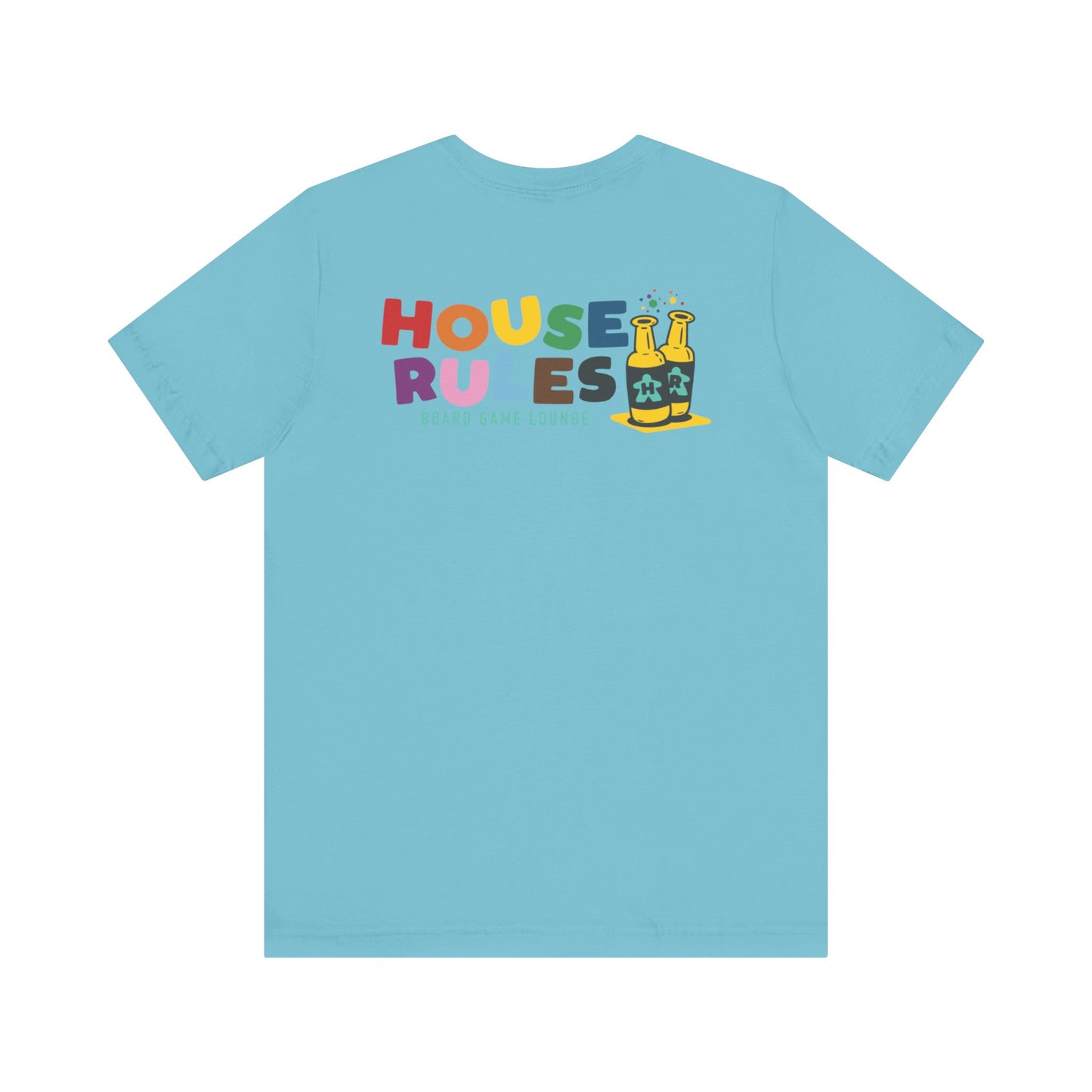 House Rules Pride Meeples T-shirt