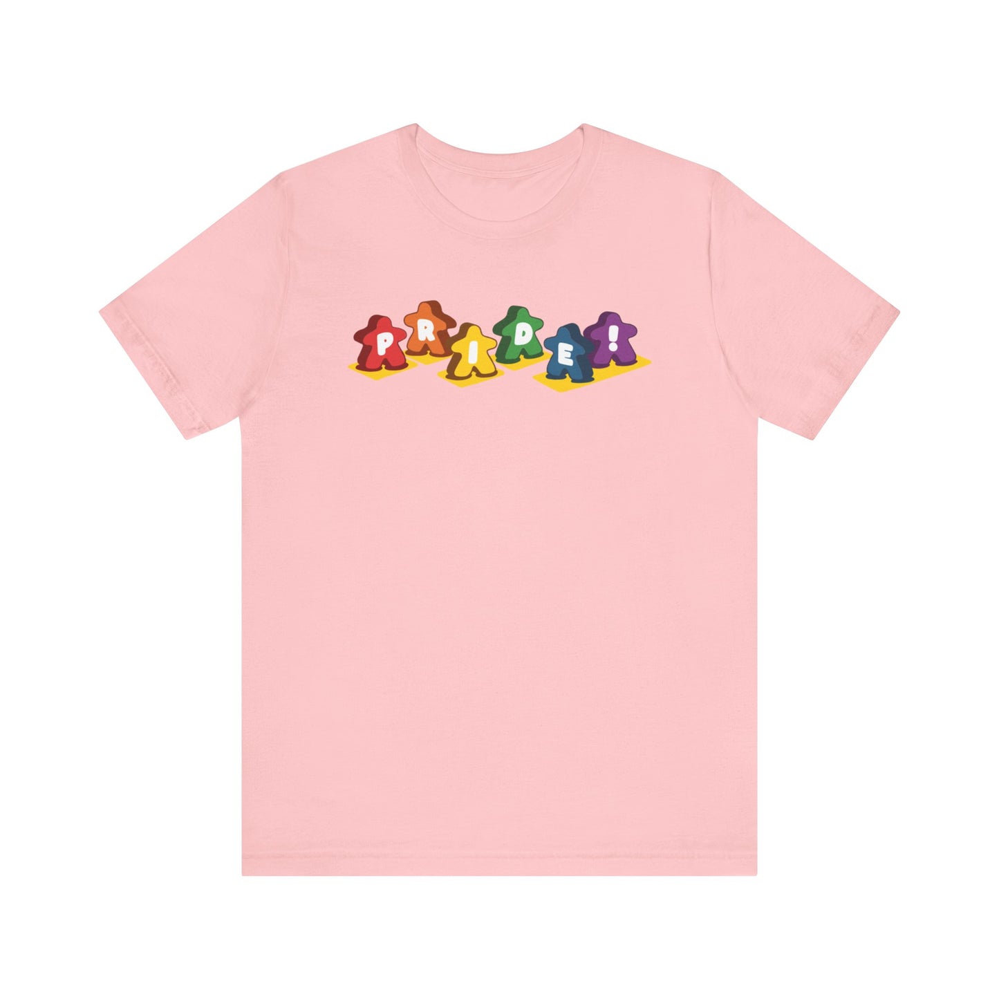 House Rules Pride Meeples T-shirt