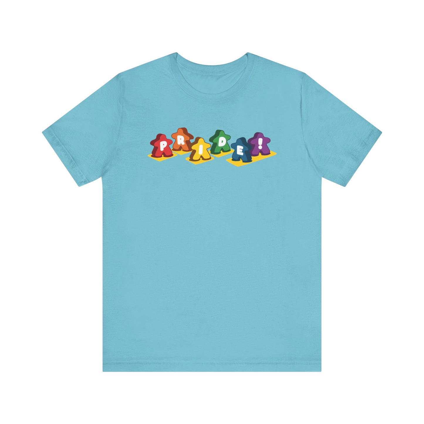 House Rules Pride Meeples T-shirt