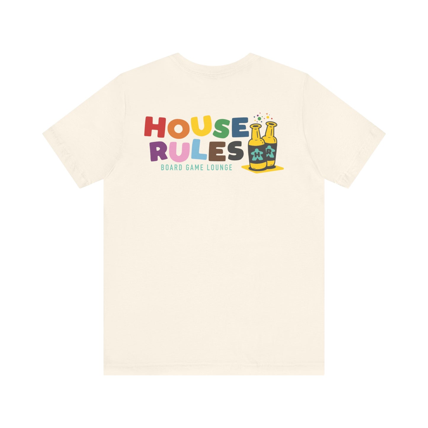 House Rules Pride Meeples T-shirt